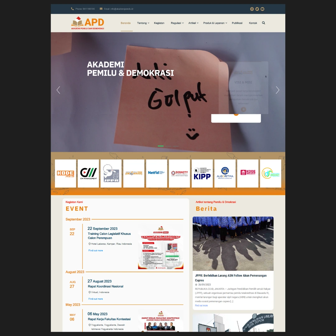 Akademi Pemilu & Demokrasi - Website