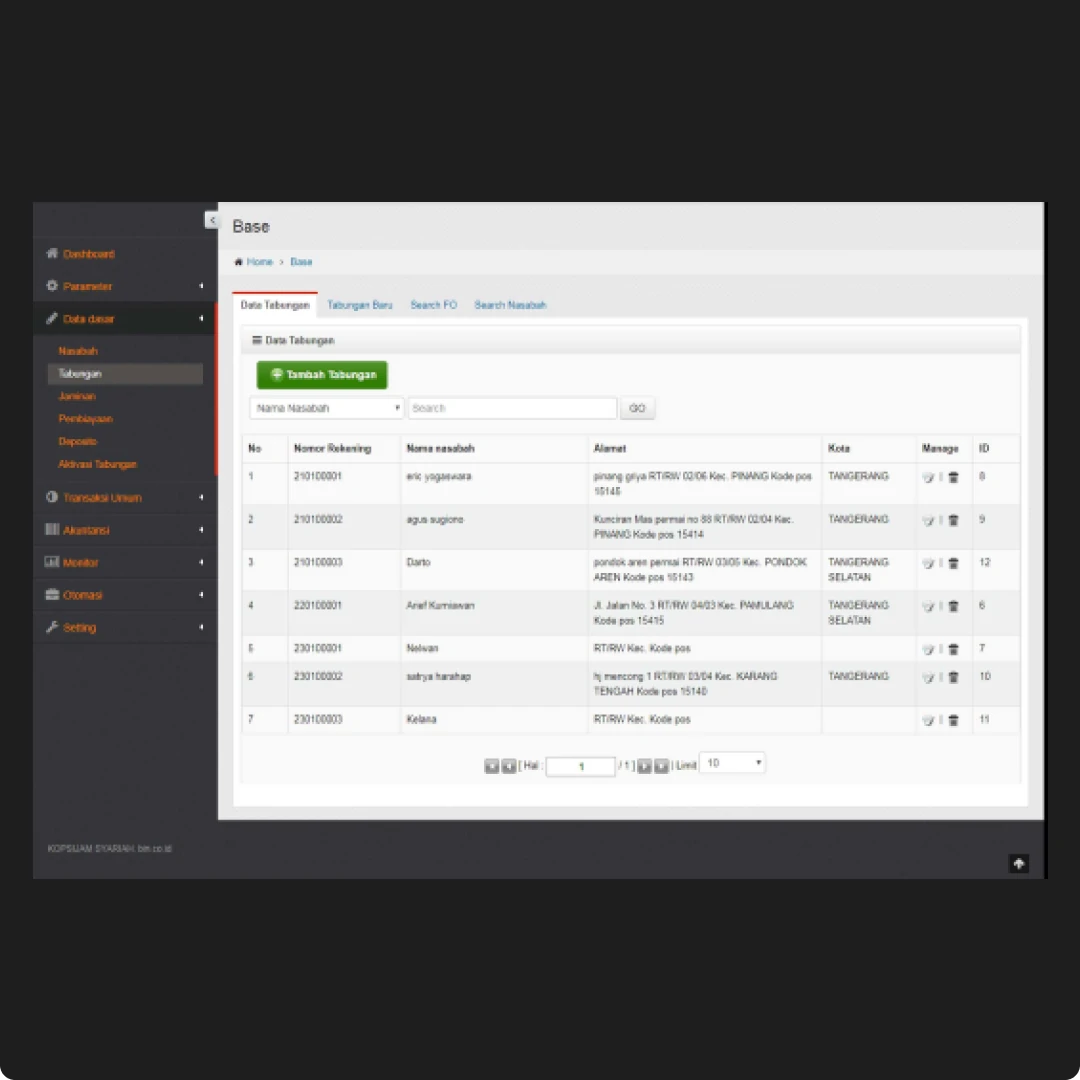 Koperasi Online - Website